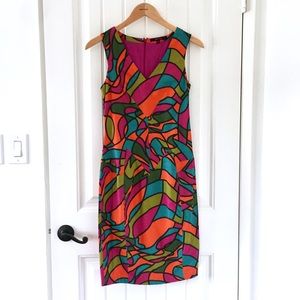 3/$30 Anthropologie Fish Fry Glass Glow Shift Dress XS
